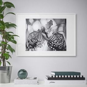 IKEA LOMVIKEN Çerçeve Beyaz 21x30 cm