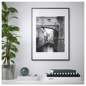 IKEA LOMVIKEN Çerçeve Siyah 32x32 cm