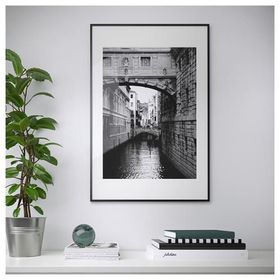 IKEA LOMVIKEN Çerçeve Siyah 32x32 cm
