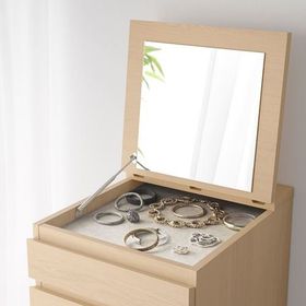 IKEA Malm Ağartılmış Meşe Kaplama 160x78 cm 6 Çekmeceli Şifonyer