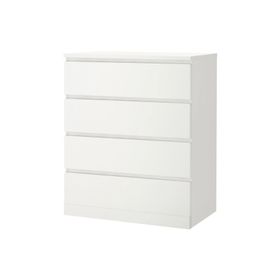 IKEA Malm Beyaz 80x100 cm 4 Çekmeceli Şifonyer