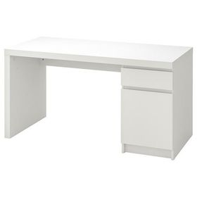 IKEA MALM Çalışma Masası Beyaz 140x65 cm