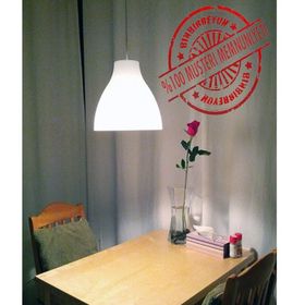 IKEA Melodi Beyaz 28 cm Sarkıt Lamba