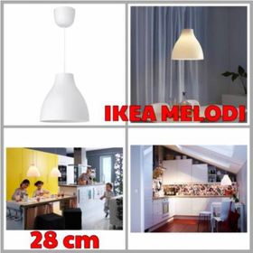 IKEA Melodi Beyaz 28 cm Sarkıt Lamba