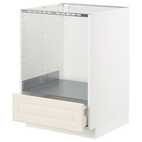 IKEA Metod Maximera Bodbyn Kırık Beyaz 60x60 cm Ankastre Fırın Dolabı