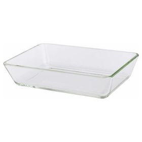 IKEA Mıxtur Saydam Cam 35x25 cm Fırın Servis Kabı