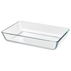 IKEA Mıxtur Saydam Cam 35x25 cm Fırın Servis Kabı
