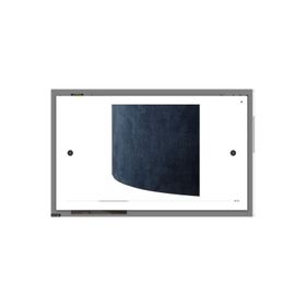 IKEA Molnskıkt 42 cm Koyu Mavi Kadife Abajur Başlığı