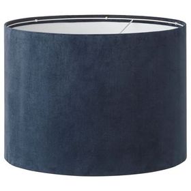 IKEA Molnskıkt 42 cm Koyu Mavi Kadife Abajur Başlığı