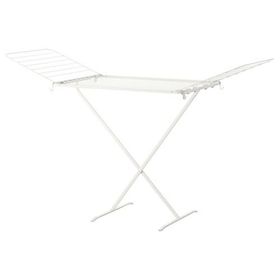 IKEA Mulig Beyaz 173x57x103 cm Çamaşır Kurutma Askılığı