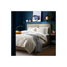 IKEA Nattjasmin 240x220/50x60 cm Açık Bej Çift Kişilik Nevresim Seti