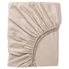 IKEA Nattjasmin Açık Bej 140x200 cm Çift Kişilik Lastikli Çarşaf