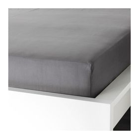 IKEA Nattjasmin Koyu Gri 90x200 Cmcm Tek Kişilik Lastikli Çarşaf