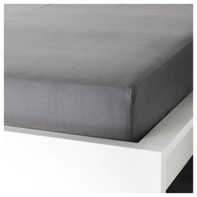 IKEA Nattjasmin Koyu Gri 90x200 Cmcm Tek Kişilik Lastikli Çarşaf