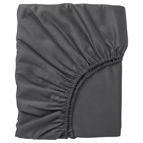 IKEA Nattjasmin Koyu Gri 90x200 Cmcm Tek Kişilik Lastikli Çarşaf
