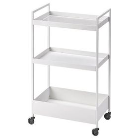 IKEA Nissafors 50.5x30x83 cm Beyaz Tekerlekli Servis Sehpası