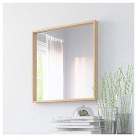IKEA NISSEDAL Ayna Beyaz 65x65 cm