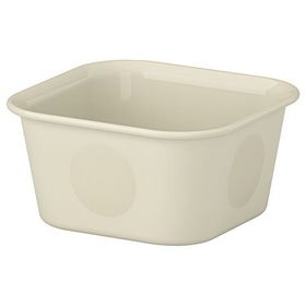 IKEA Nojig 10x10x5 cm Bej Kutu