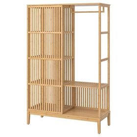 IKEA Nordkisa Bambu 120x186 cm Açık Gardırop