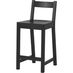 IKEA Nordviken 62 cm Siyah Bar Sandalyesi