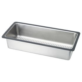 IKEA Norrsjon Paslanmaz Çelik 42x19x9 cm Eviye Süzgeci