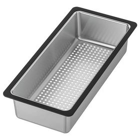 IKEA Norrsjon Paslanmaz Çelik 42x19x9 cm Eviye Süzgeci