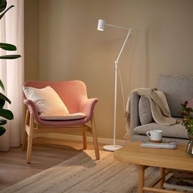 IKEA Nymane Beyaz Yer Lambası