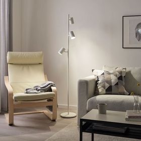 IKEA Nymane Beyaz Yer Lambası