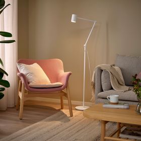 IKEA Nymane Beyaz Yer Lambası