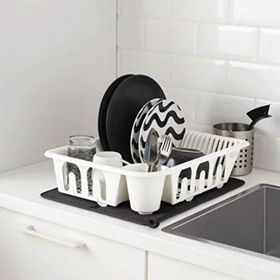 IKEA Nysköljd Koyu Gri 44x36 cm Bulaşık Kurutma Örtüsü