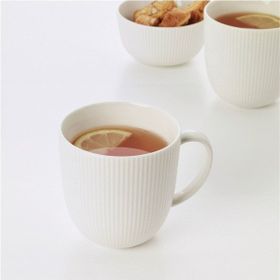 IKEA Ofantlıgt 9 cm Beyaz Kupa Feldispat Porselen Fincan