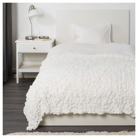 IKEA Ofelia Beyaz 130x170 cm Yatak Örtüsü