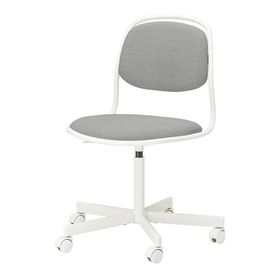 IKEA Örfjall Beyaz Vissle Açık Gri Çalışma Sandalyesi