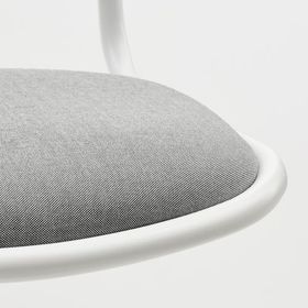 IKEA Örfjall Beyaz Vissle Açık Gri Çocuk Çalışma Sandalyesi