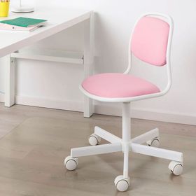IKEA Örfjall Beyaz Vissle Pembe Çocuk Çalışma Sandalyesi