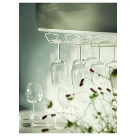 IKEA Palycke 10x29x7 cm Beyaz Çok Amaçlı Raf Askısı
