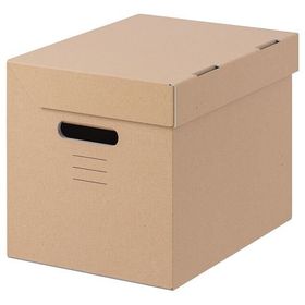 IKEA Pappis Kahverengi 25x34x26 cm Kapaklı Kutu