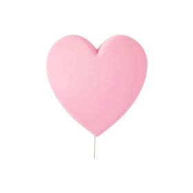 IKEA Pembe Kalp Şeklinde Dekoratif Ledli Aydınlatma Duvar Lambası