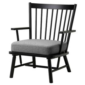 IKEA Persbol Siyah Tibbleby Bej Gri Tekli Koltuk