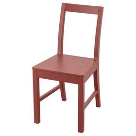 IKEA Pinntorp Kırmızı Ahşap Sandalye