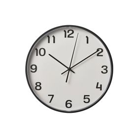 IKEA Pluttis 28 cm Siyah Duvar Saati