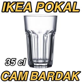 IKEA Pokal Cam 35 CL 6'lı Bardak Set
