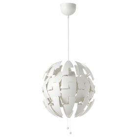 IKEA Ps 2014 Beyaz 35 cm Sarkıt Lamba