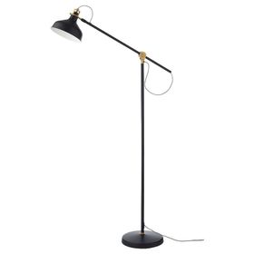 IKEA Ranarp Siyah 153 cm Yer Ve Okuma Lambası