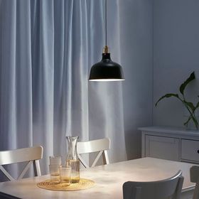 IKEA Ranarp Siyah 23 cm Sarkıt Lamba