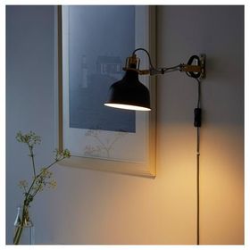 IKEA Ranarp Siyah Duvar Lambası