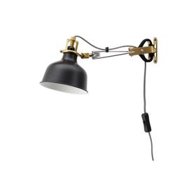 IKEA Ranarp Siyah Duvar Lambası