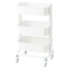 IKEA Rashult Beyaz 38x28x65 cm Servis Arabası