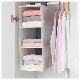 IKEA Rassla Beyaz 25x40x98 cm Bölmeli Düzenleyici