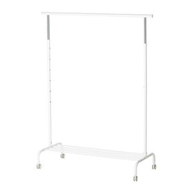 IKEA Rıgga Beyaz 111x126x175 cm Ayaklı Askılık